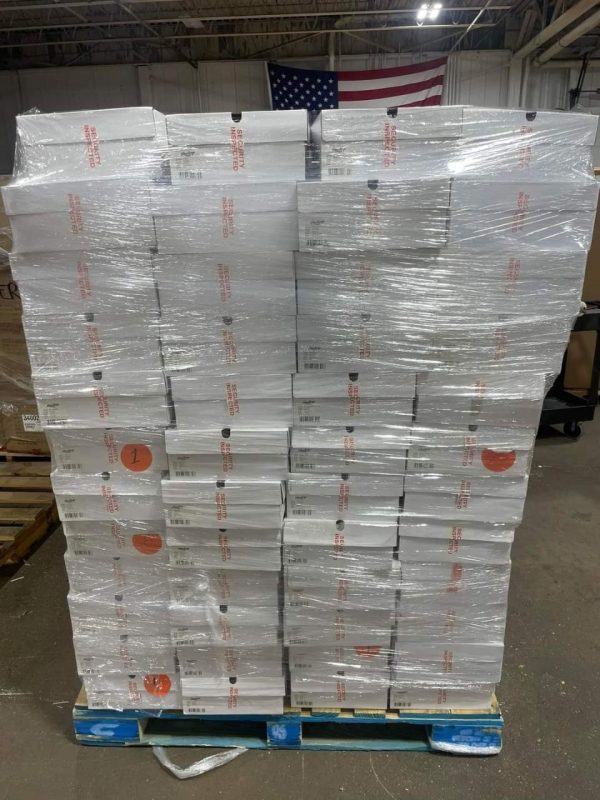 Pallet of Rawlings shoes